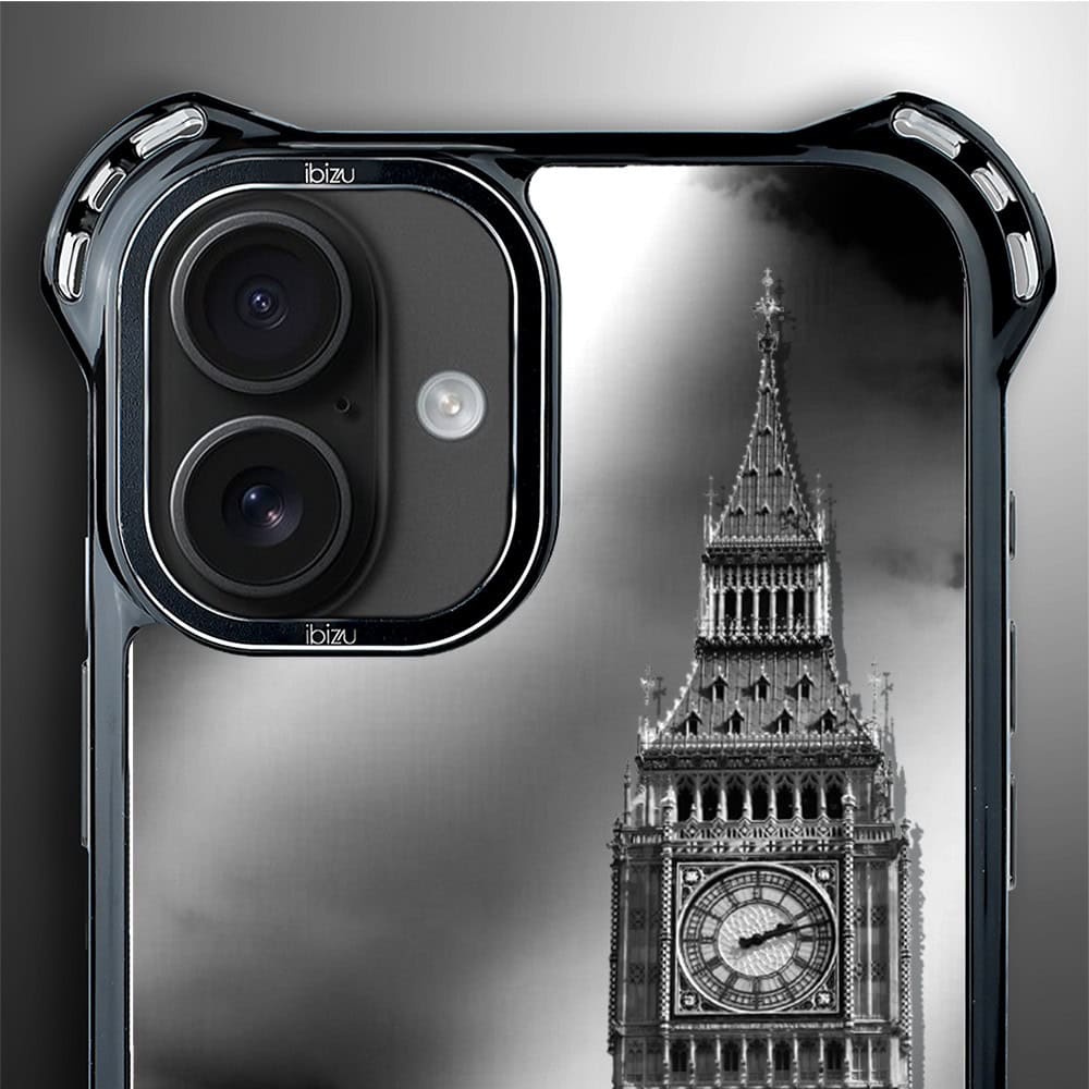 Etui do iPhone 16, Ibizu DropGuard Ultra z MagSafe, Noir City, Big Ben (5)