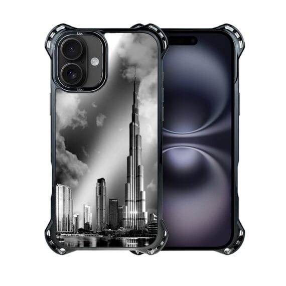 Etui do iPhone 16, Ibizu DropGuard Ultra z MagSafe, Noir City, Burj Khalifa (4)