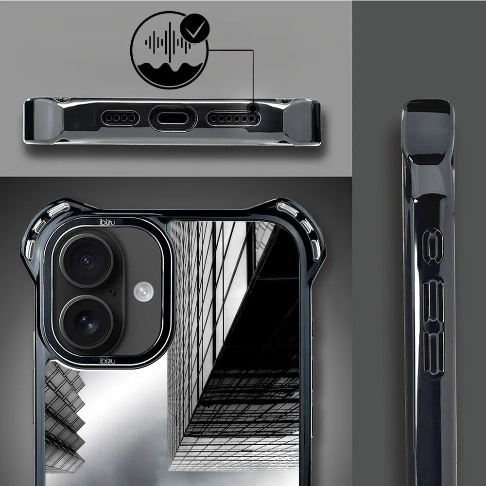 Etui do iPhone 16, Ibizu DropGuard Ultra z MagSafe, Noir City, Drapacze Chmur (2)