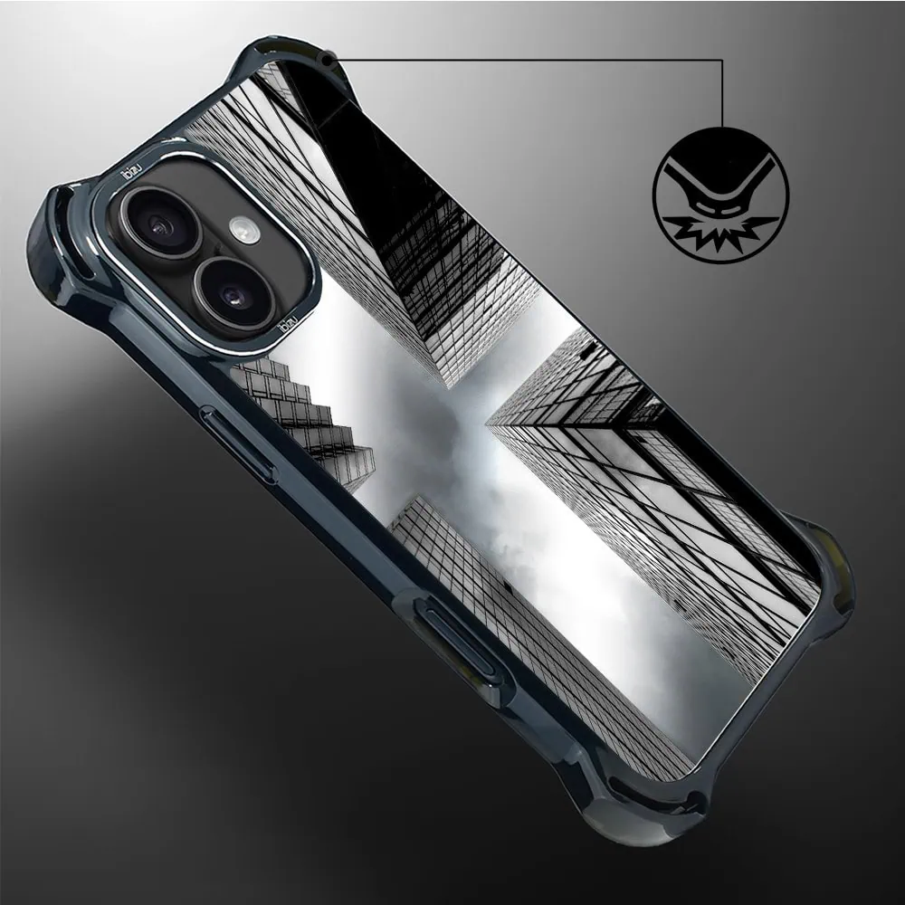 Etui do iPhone 16, Ibizu DropGuard Ultra z MagSafe, Noir City, Drapacze Chmur (4)