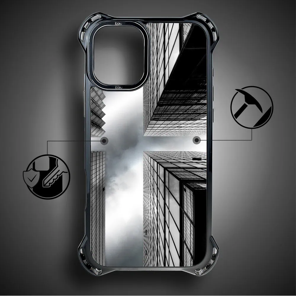 Etui do iPhone 16, Ibizu DropGuard Ultra z MagSafe, Noir City, Drapacze Chmur (6)