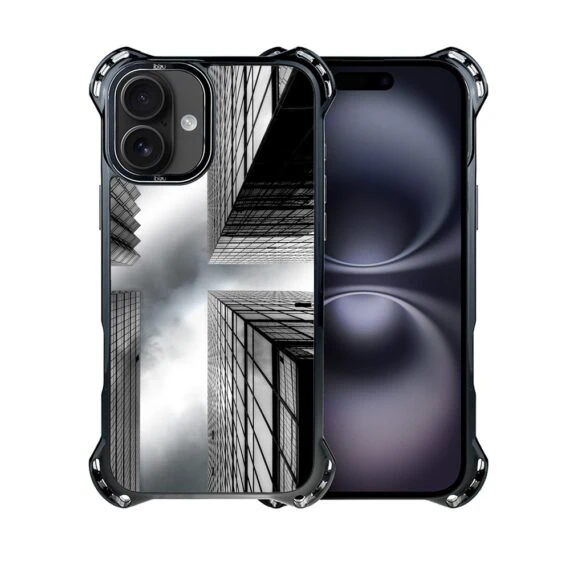 Etui do iPhone 16, Ibizu DropGuard Ultra z MagSafe, Noir City, Drapacze Chmur (8)