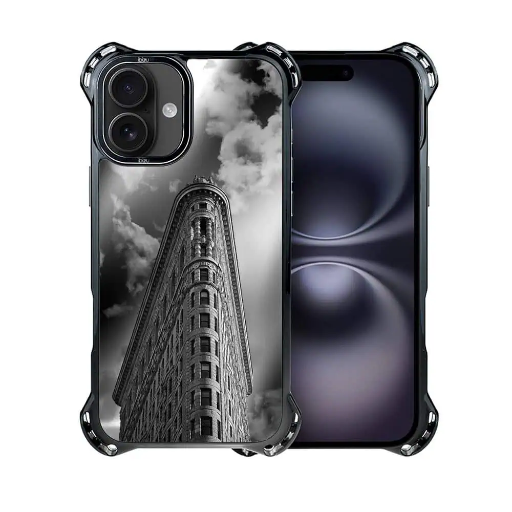 Etui do iPhone 16, Ibizu DropGuard Ultra z MagSafe, Noir City, Flatiron (3)