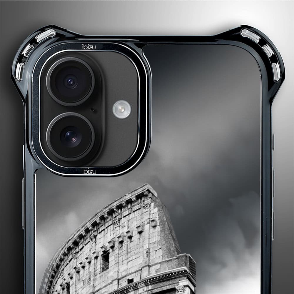 Etui do iPhone 16, Ibizu DropGuard Ultra z MagSafe, Noir City, Koloseum (5)