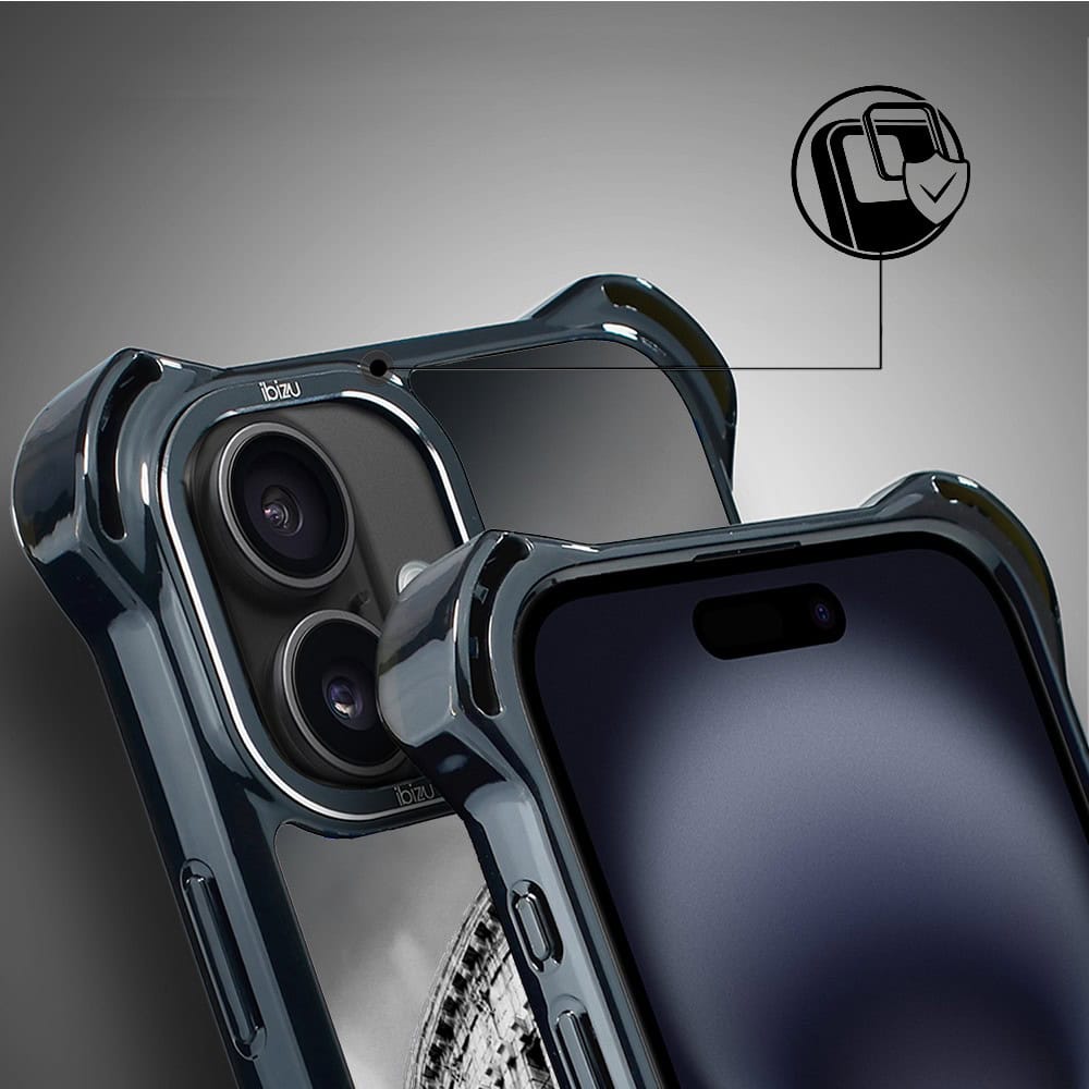 Etui do iPhone 16, Ibizu DropGuard Ultra z MagSafe, Noir City, Koloseum (7)