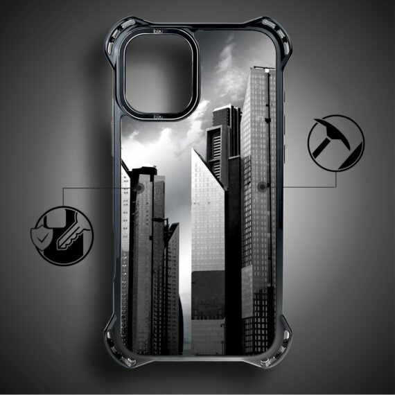 Etui do iPhone 16, Ibizu DropGuard Ultra z MagSafe, Noir City, Manhattan (2)