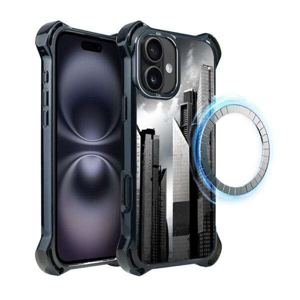 Etui do iPhone 16 Plus IBIZU DropGuard Ultra z MagSafe, Noir City, Manhattan