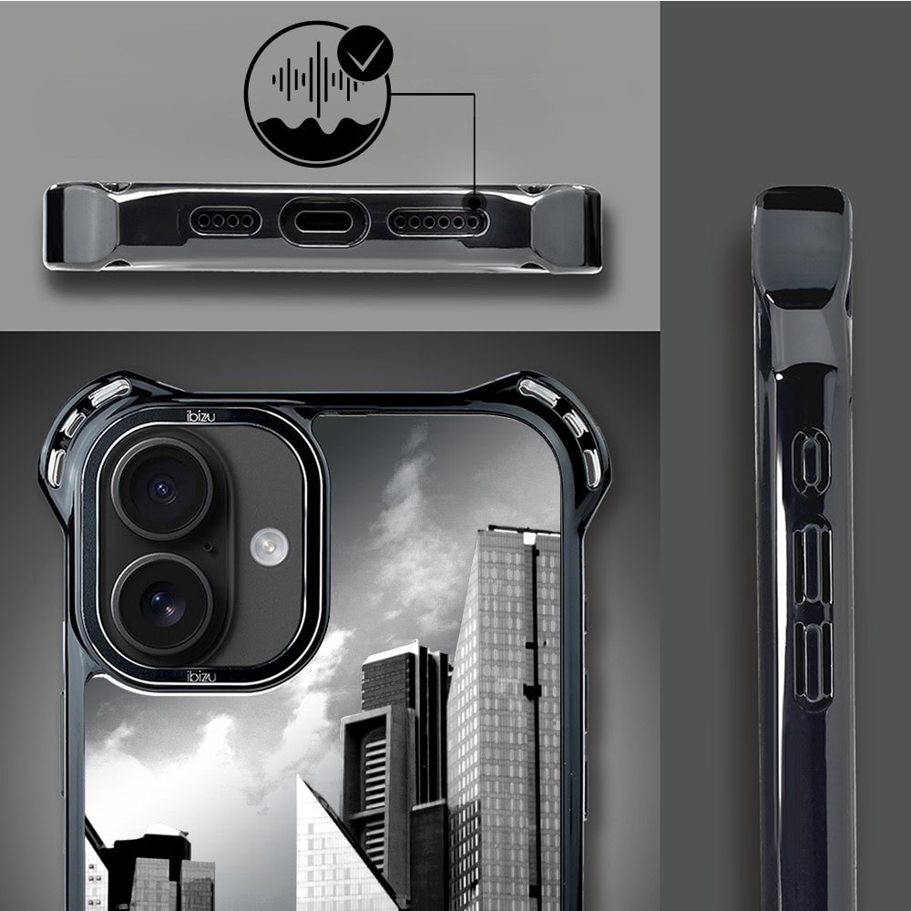 Etui do iPhone 16, Ibizu DropGuard Ultra z MagSafe, Noir City, Manhattan (6)