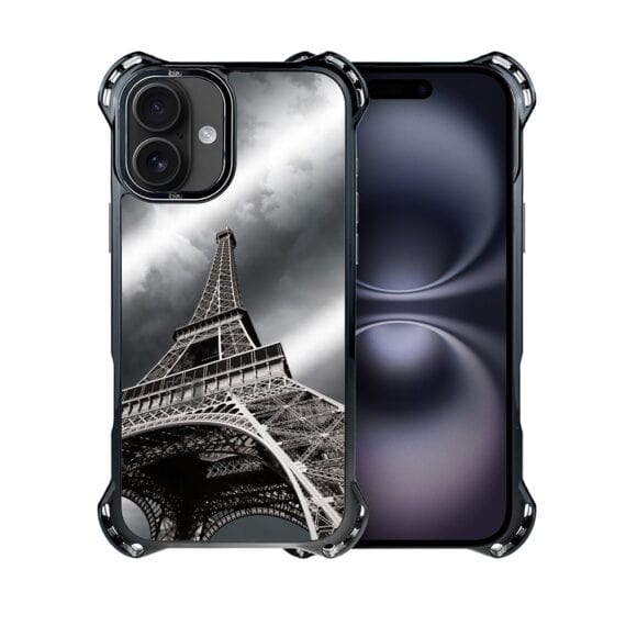 Etui do iPhone 16, Ibizu DropGuard Ultra z MagSafe, Noir City, Wieża Eiffla (4)