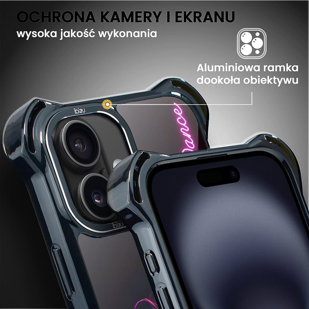 Etui do iPhone 16 Plus, Ibizu DropGuard Ultra z MagSafe, #ElectroMove, Taneczny rytm (1)