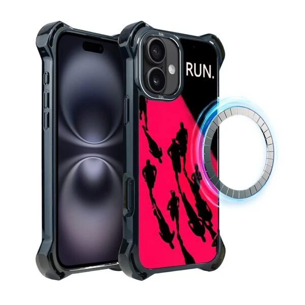 Etui do iPhone 16 Plus, Ibizu DropGuard Ultra z MagSafe, Move, Nocny maraton (3)