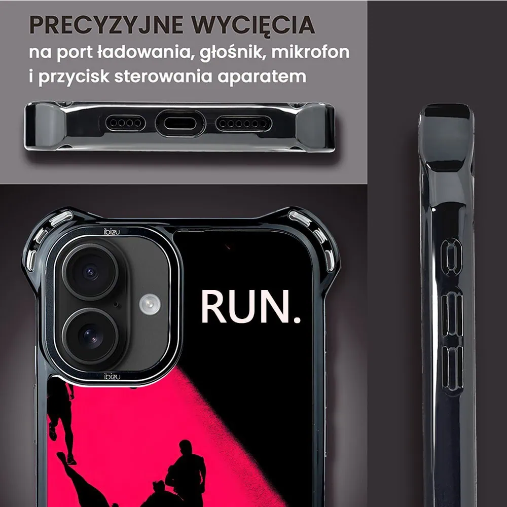 Etui do iPhone 16 Plus, Ibizu DropGuard Ultra z MagSafe, Move, Nocny maraton (6)