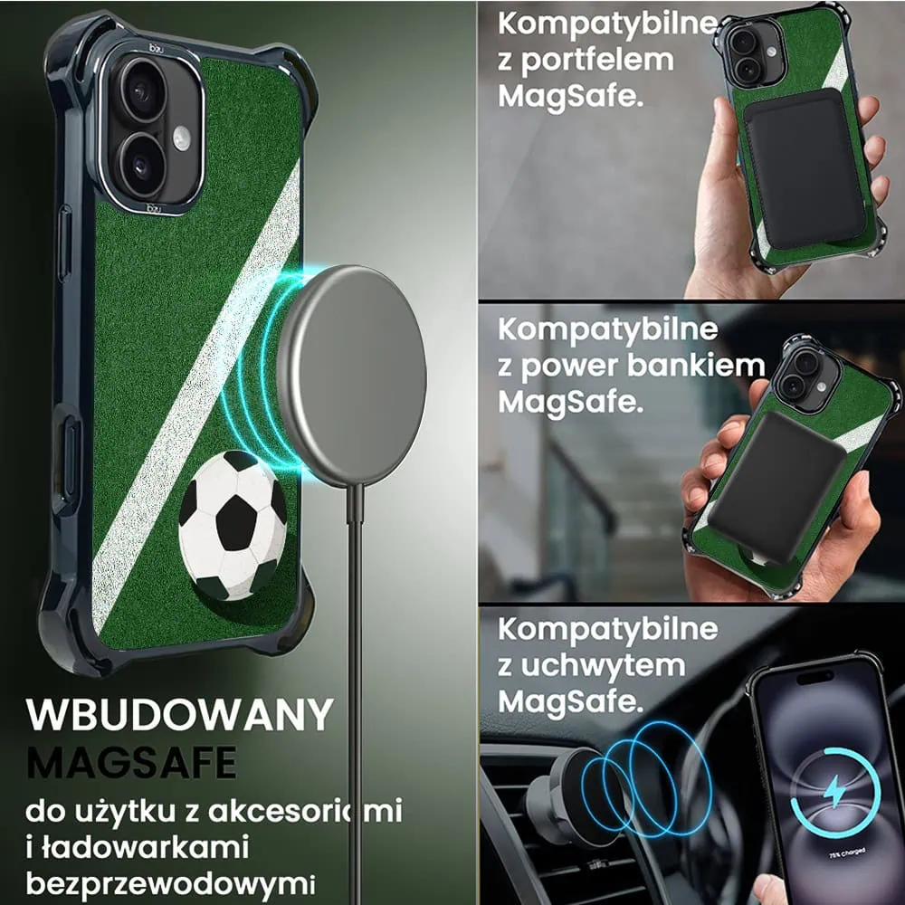 Etui do iPhone 16 Plus, Ibizu DropGuard Ultra z MagSafe, Move, Przy boisku (1)