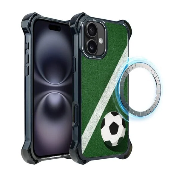 Etui do iPhone 16 Plus, Ibizu DropGuard Ultra z MagSafe, Move, Przy boisku (3)
