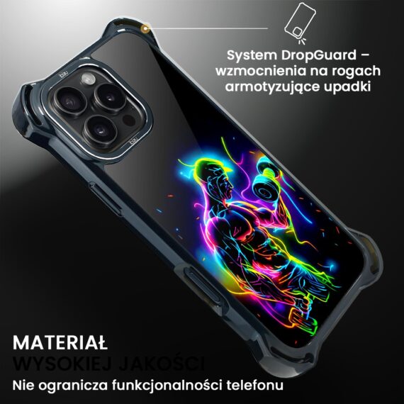 Etui do iPhone 16 Pro, Ibizu DropGuard Ultra z MagSafe, ElectroMove, Jest moc (8)