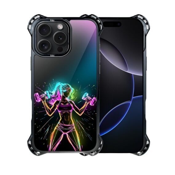 Etui do iPhone 16 Pro, Ibizu DropGuard Ultra z MagSafe, ElectroMove, Wibracja fitness (6)
