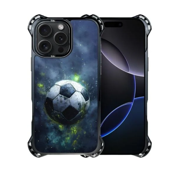 Etui do iPhone 16 Pro, Ibizu DropGuard Ultra z MagSafe, Move, Piłka nożna (3)