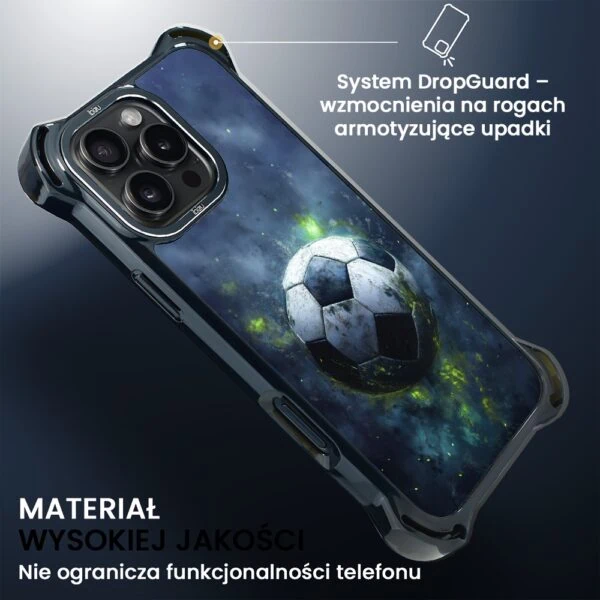 Etui do iPhone 16 Pro, Ibizu DropGuard Ultra z MagSafe, Move, Piłka nożna (8)
