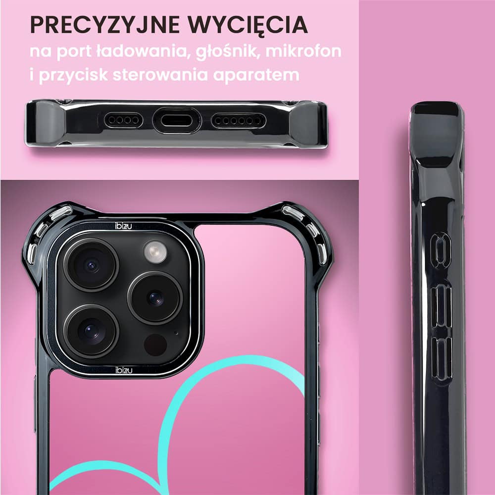 Etui do iPhone 16 Pro, Ibizu DropGuard Ultra z MagSafe, Move, Pump it love (6)