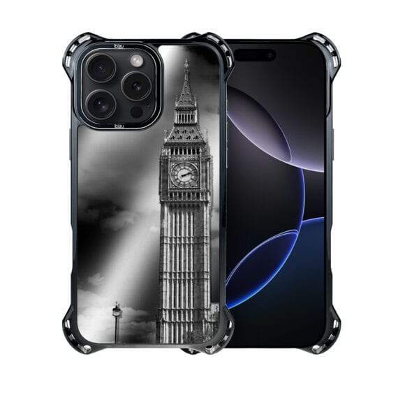Etui do iPhone 16 Pro, Ibizu DropGuard Ultra z MagSafe, Noir City (3)