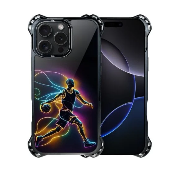 Etui do iPhone 16 Pro Max, Ibizu DropGuard Ultra z MagSafe, ElectroMove, Duch koszykówki (3)