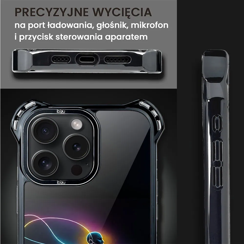 Etui do iPhone 16 Pro Max, Ibizu DropGuard Ultra z MagSafe, ElectroMove, Duch koszykówki (6)