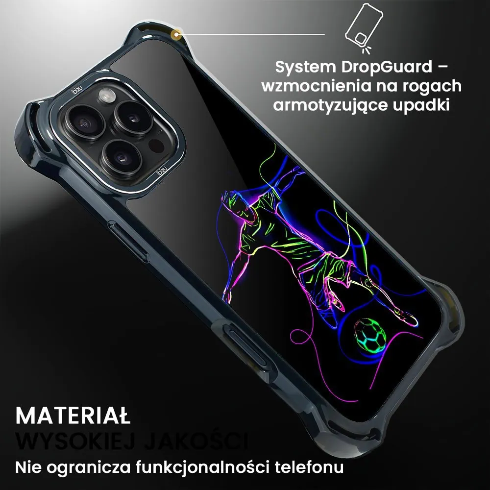 Etui do iPhone 16 Pro Max, Ibizu DropGuard Ultra z MagSafe, #ElectroMove, Moc futball'u (3)