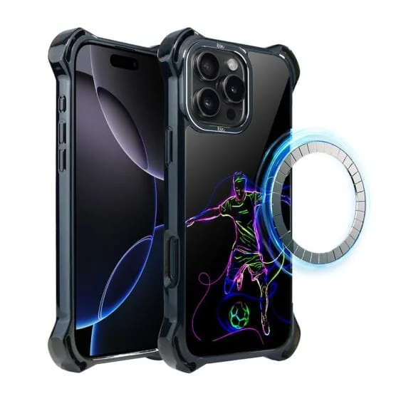 Etui do iPhone 16 Pro Max, Ibizu DropGuard Ultra z MagSafe, #ElectroMove, Moc futball'u (7)