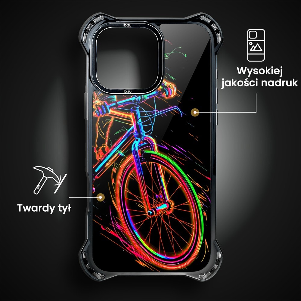 Etui do iPhone 16 Pro Max, Ibizu DropGuard Ultra z MagSafe, ElectroMove, Rowerowa wibracja (2)