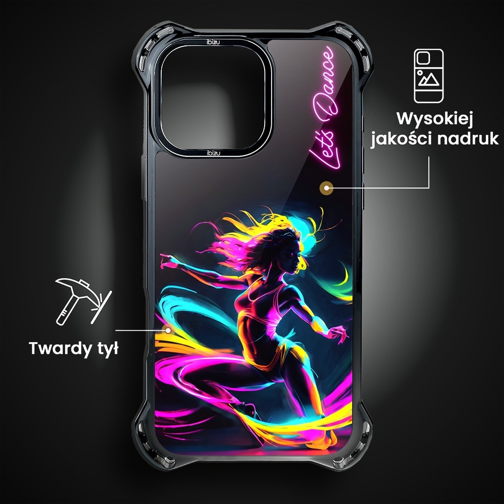 Etui do iPhone 16 Pro Max, Ibizu DropGuard Ultra z MagSafe, #ElectroMove, Taneczny rytm (2)