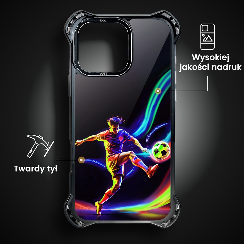 Etui do iPhone 16 Pro Max, Ibizu DropGuard Ultra z MagSafe, #ElectroMove, W rytmie piłki nożnej (2)