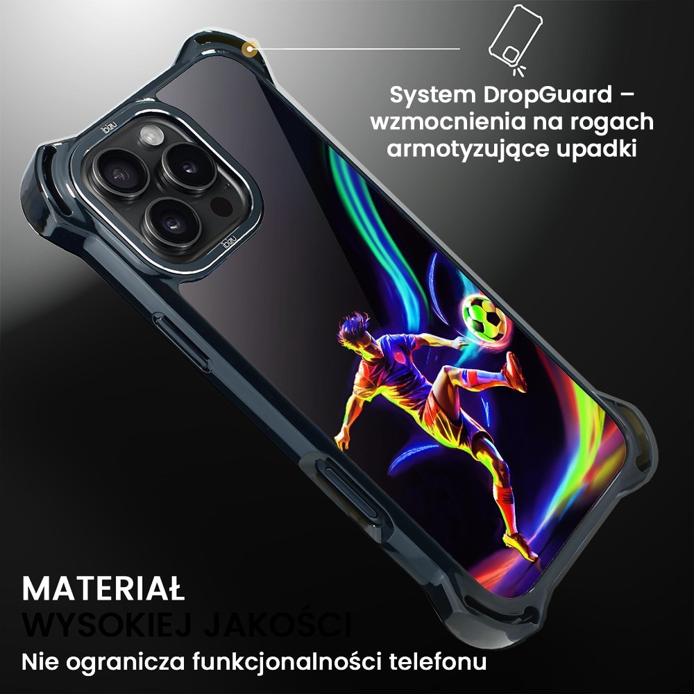 Etui do iPhone 16 Pro Max, Ibizu DropGuard Ultra z MagSafe, #ElectroMove, W rytmie piłki nożnej (8)