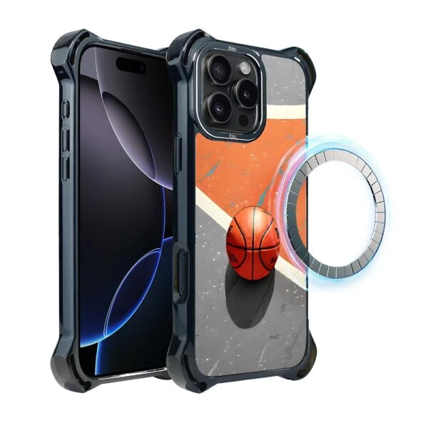 Etui do iPhone 16 Pro Max, Ibizu DropGuard Ultra z MagSafe, Move, Koszykówka (4)