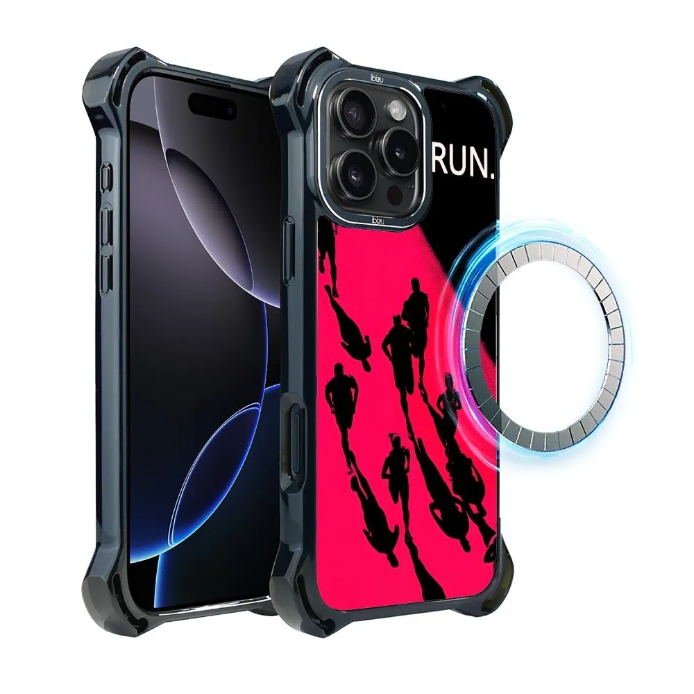 Etui do iPhone 16 Pro Max, Ibizu DropGuard Ultra z MagSafe, #Move, Nocny maraton
