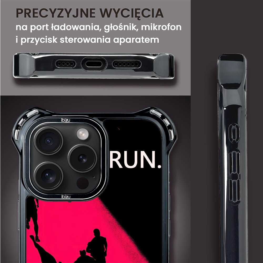 Etui do iPhone 16 Pro Max, Ibizu DropGuard Ultra z MagSafe, Move, Nocny maraton (6)