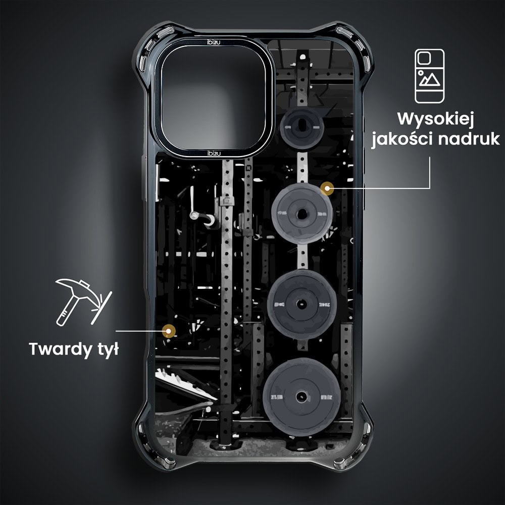 Etui do iPhone 16 Pro Max, Ibizu DropGuard Ultra z MagSafe, Move, Stacja Żelazo (2)