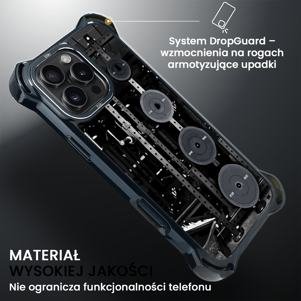 Etui do iPhone 16 Pro Max, Ibizu DropGuard Ultra z MagSafe, Move, Stacja Żelazo (8)