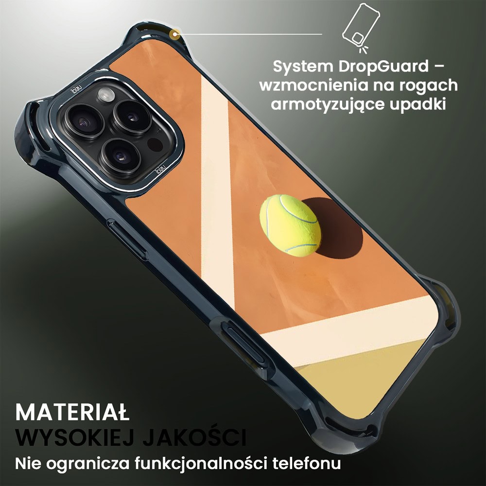 Etui do iPhone 16 Pro Max, Ibizu DropGuard Ultra z MagSafe, Move, Tenis (8)