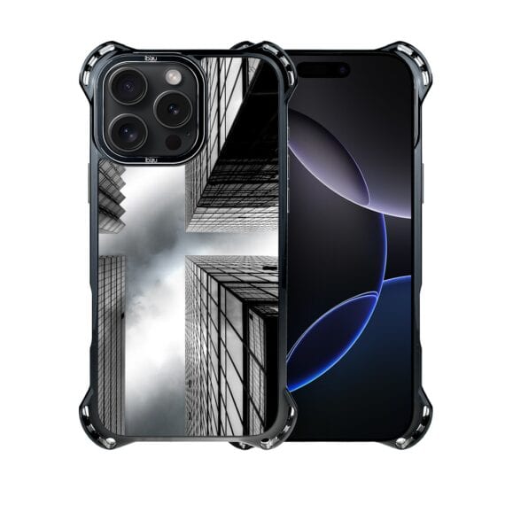 Etui do iPhone 16 Pro Max, Ibizu DropGuard Ultra z MagSafe, Noir City, Drapacze Chmur (3)