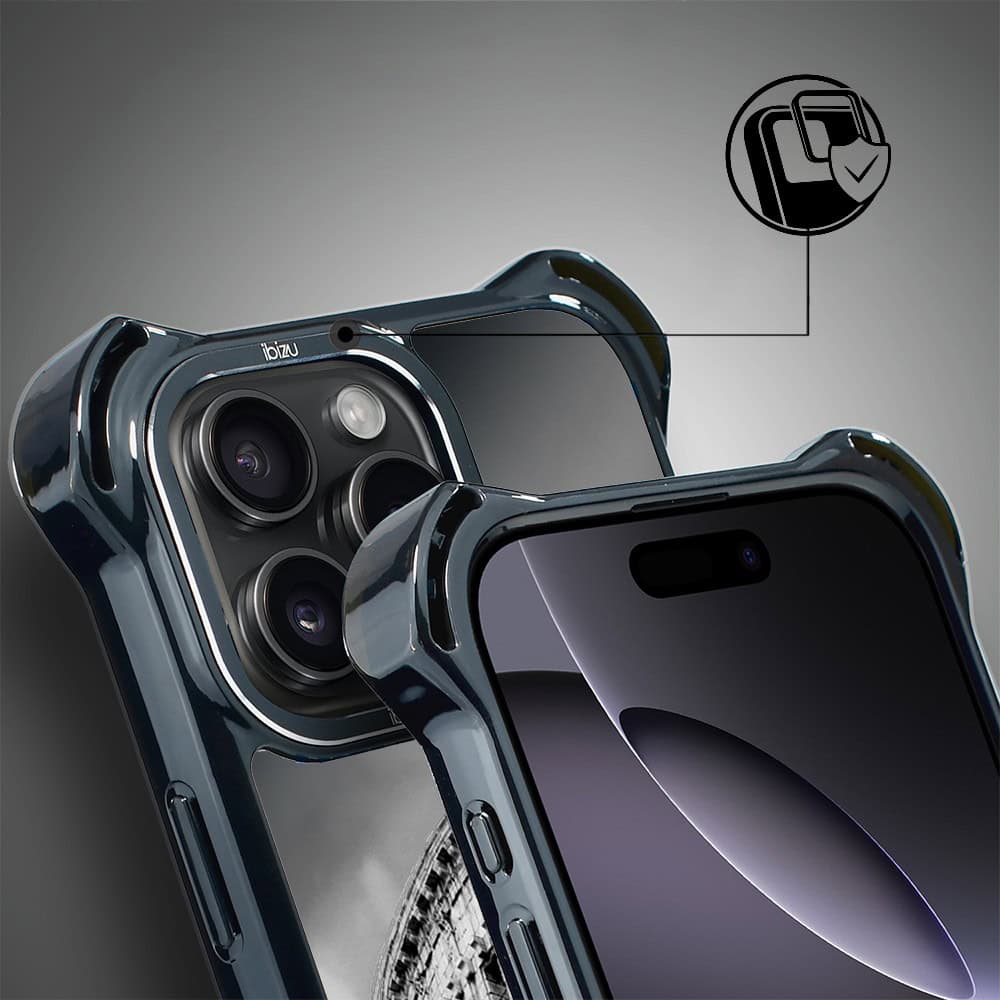 Etui do iPhone 16 Pro Max, Ibizu DropGuard Ultra z MagSafe, Noir City, Koloseum (7)