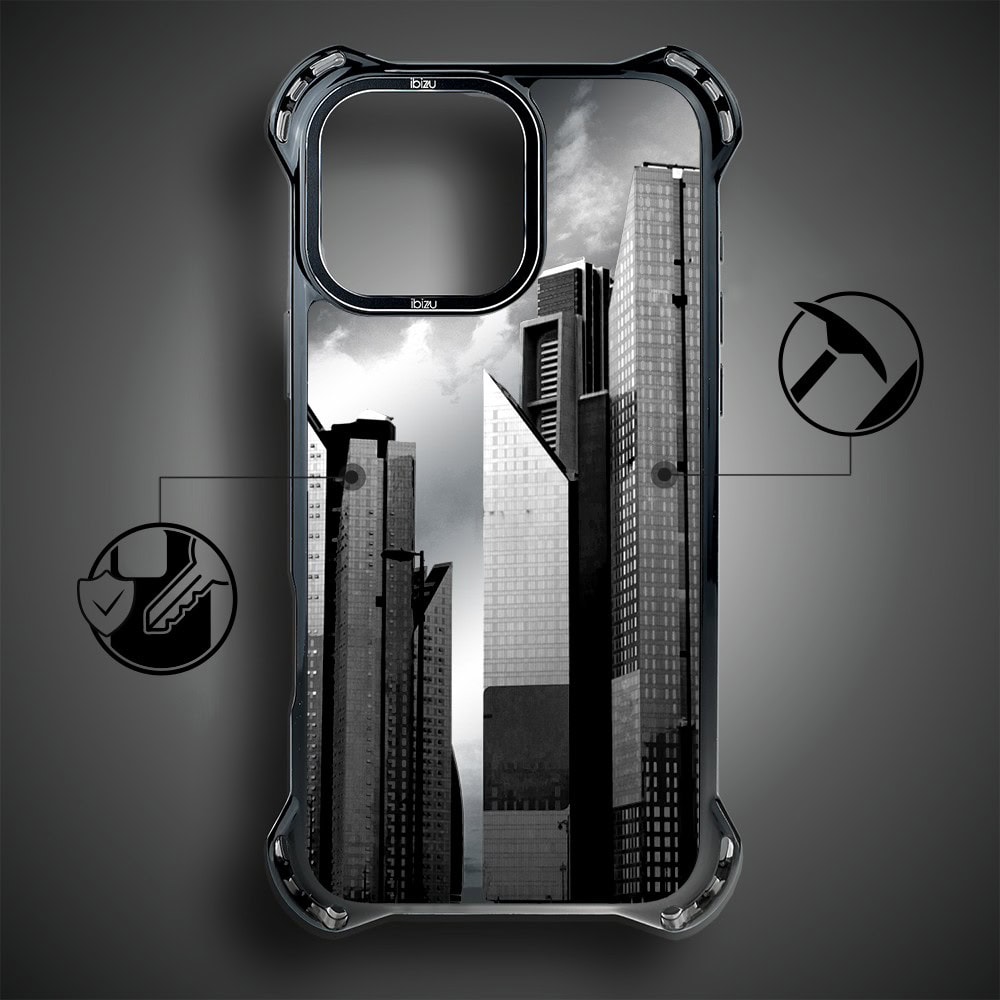 Etui do iPhone 16 Pro Max, Ibizu DropGuard Ultra z MagSafe, Noir City, Manhattan (2)