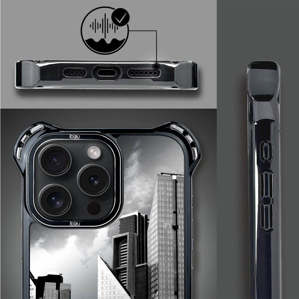 Etui do iPhone 16 Pro Max, Ibizu DropGuard Ultra z MagSafe, Noir City, Manhattan (6)