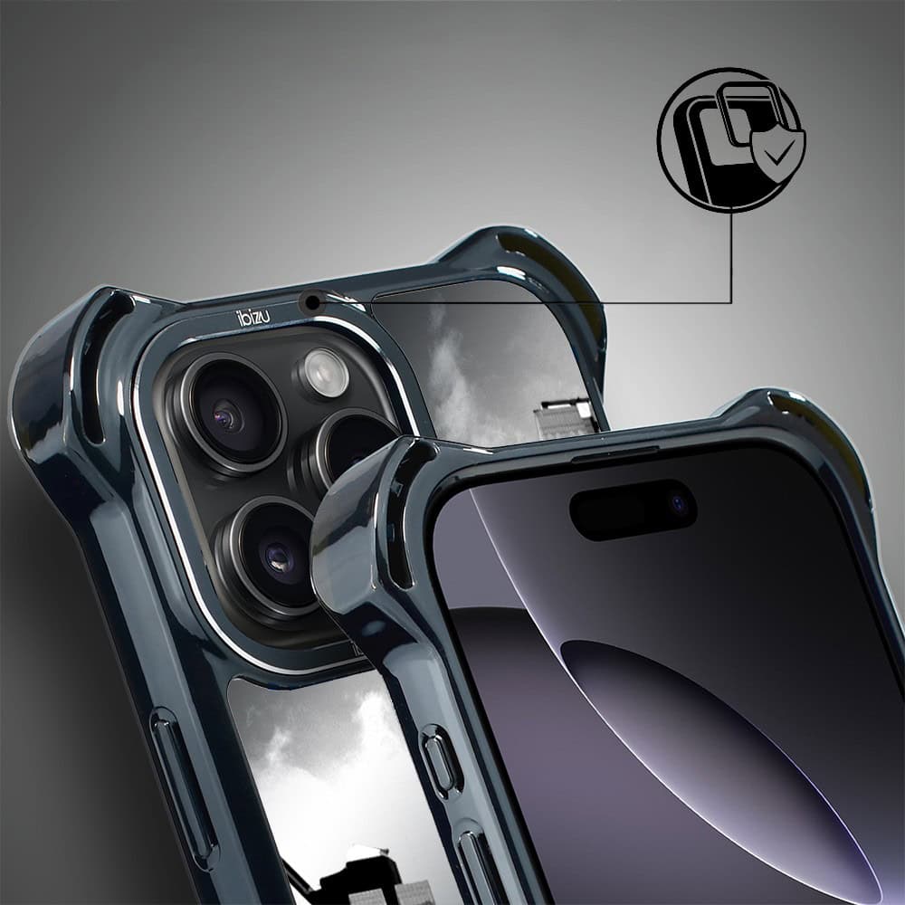 Etui do iPhone 16 Pro Max, Ibizu DropGuard Ultra z MagSafe, Noir City, Manhattan (7)