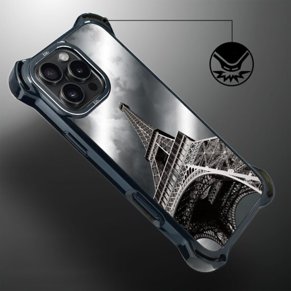 Etui do iPhone 16 Pro Max, Ibizu DropGuard Ultra z MagSafe, Noir City, Wieża Eiffla (8)