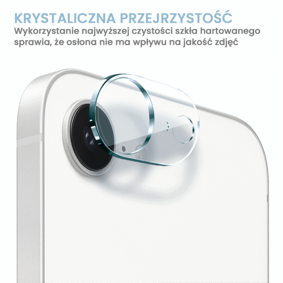 iPhone 16e pełne szkło hartowane na cały aparat, kamerę (4)