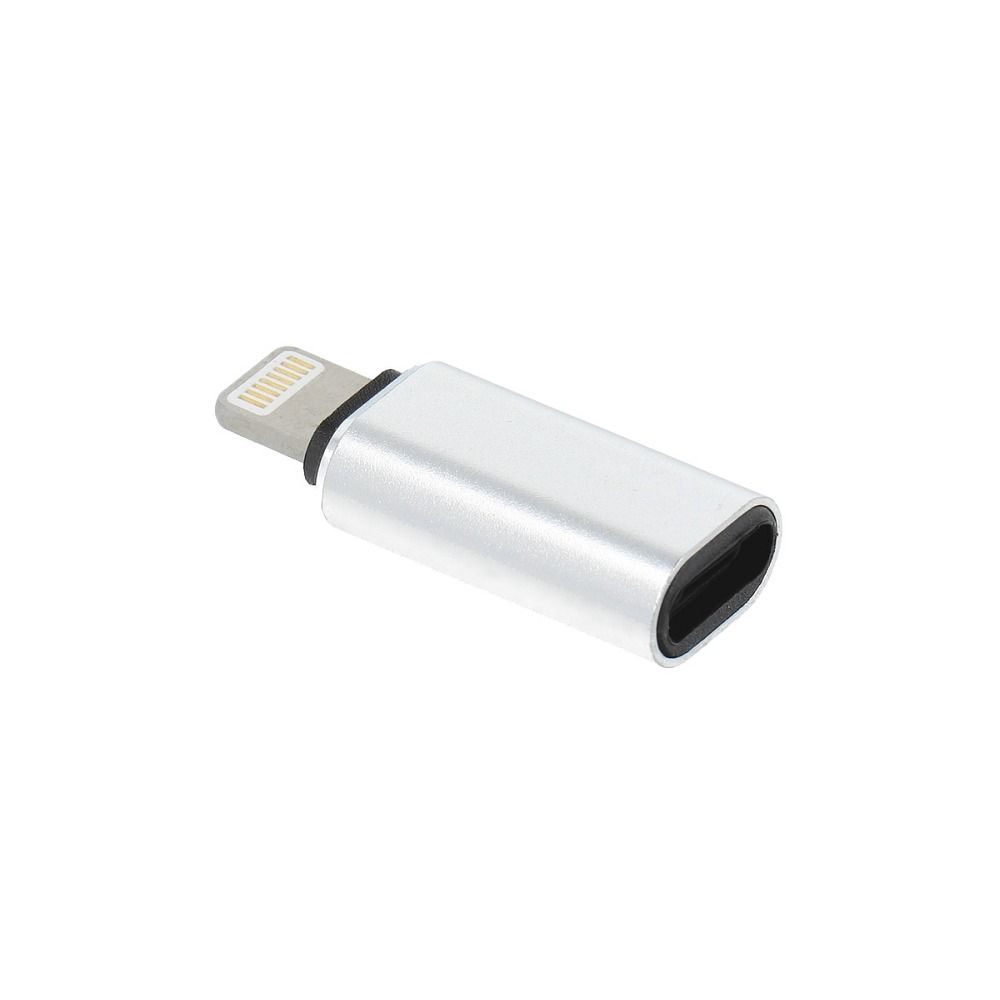 Adapter USB Typ C – Lightning, srebrny (1)
