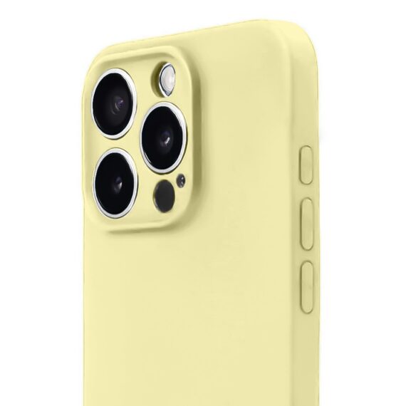 Etui do iPhone 13 Pro Max silikonowe z mikrofibrą soft touch, fioletowy liliowy (6)