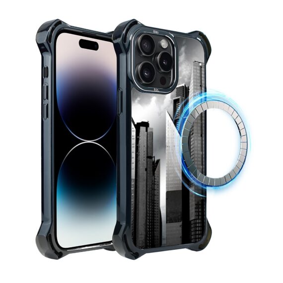 Etui do iPhone 14 Pro Max, Ibizu DropGuard Ultra z MagSafe, Noir City, Manhattan (4)