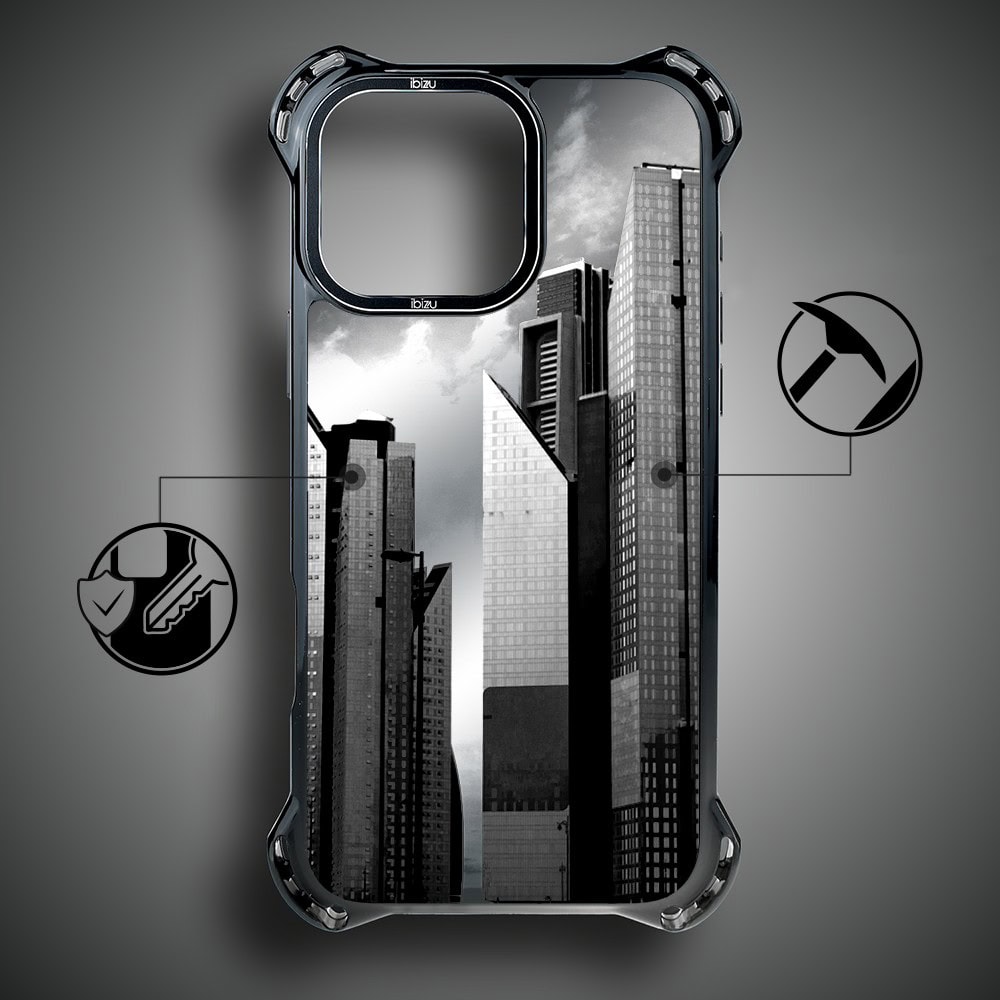 Etui do iPhone 15 Pro Max, Ibizu DropGuard Ultra z MagSafe, Noir City, Manhattan (2)