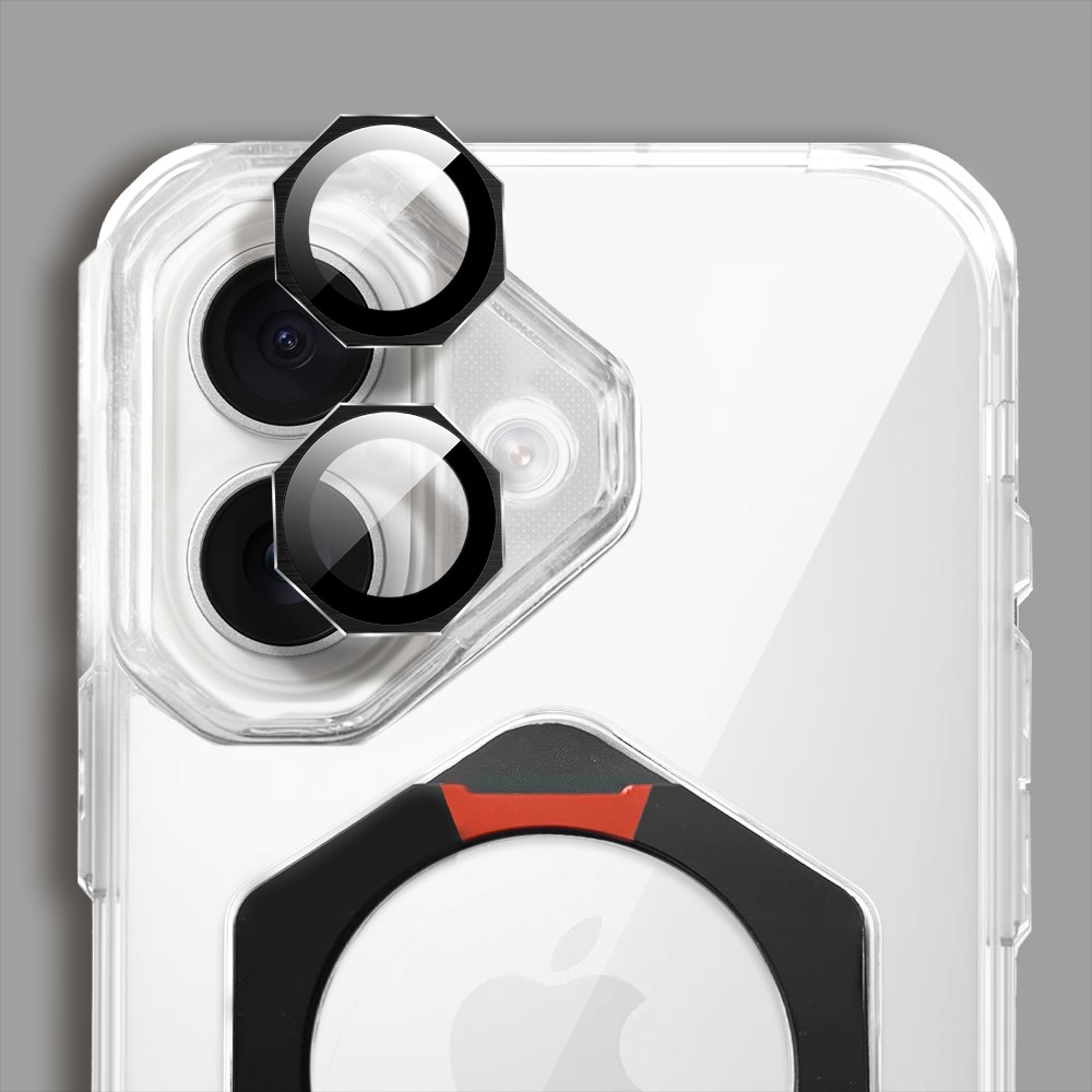 Etui do iPhone 16 HexArmor Skin Stand, twarde z podstawką, czarne (1)